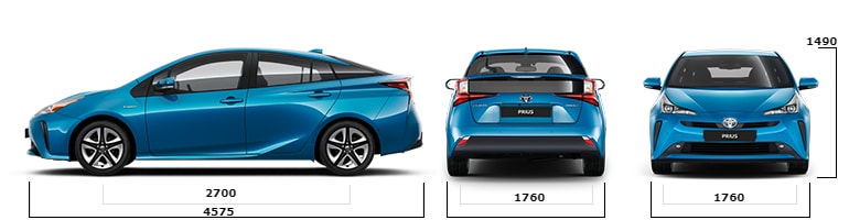 Prius-2019-matmenys